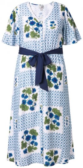 Ulla Popken 849662 Lilleline särkkleit Luuvalge - Midikleidid - Plusssuuruses midikleidid