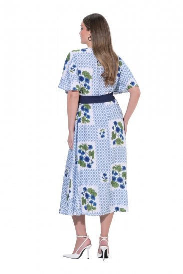 Ulla Popken 849662 Lilleline särkkleit Luuvalge - Midikleidid - Plusssuuruses midikleidid
