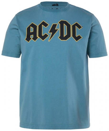 JP1880 849790 AC/DC Classic Logo T-särk Türkiissinine - Bändi T-särgid - Bänditringad suurtes suurustes