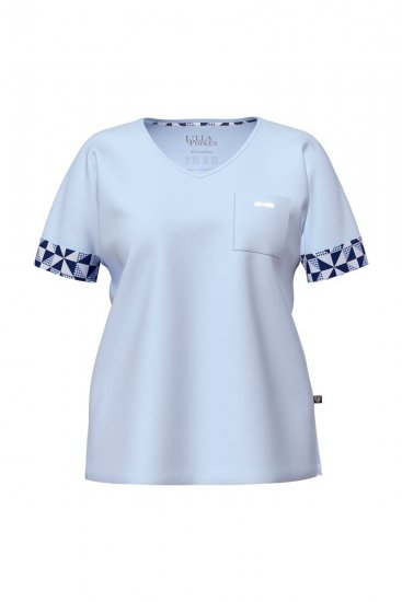 Ulla Popken 849850 Ruuduline pidžaama Helesinine - Pidžaama/Loungewear - 