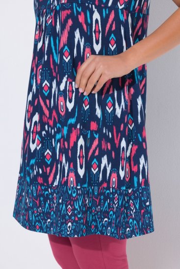 Ulla Popken 849887 Varrukateta jersey-kleit Tumesinine - Trikookleidid - 
