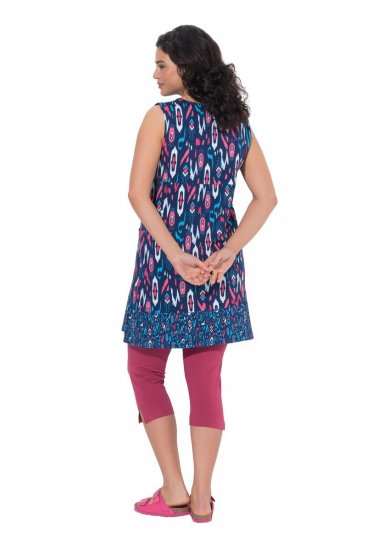 Ulla Popken 849887 Varrukateta jersey-kleit Tumesinine - Trikookleidid - 