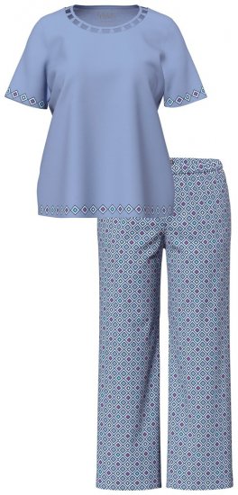 Ulla Popken 850045 Lühikeste varrukatega pidžaama Helesinine - Pidžaama/Loungewear - 