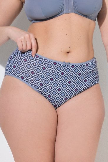Ulla Popken 850077 Mustrilised aluspüksid 5 tk Helesinine - Aluspüksid - 