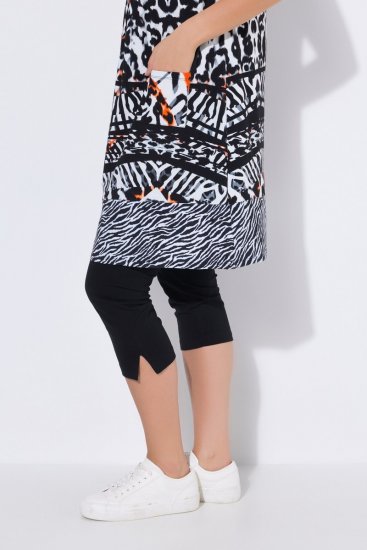 Ulla Popken 850175 Taskutega varrukateta jersey-kleit Must - Suvekleidid - Naiste suvekleidid suurtes suurustes