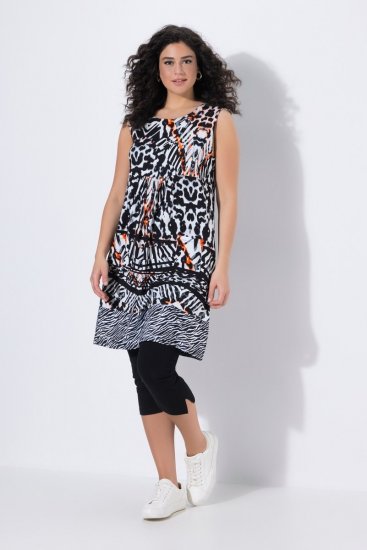 Ulla Popken 850175 Taskutega varrukateta jersey-kleit Must - Suvekleidid - Naiste suvekleidid suurtes suurustes