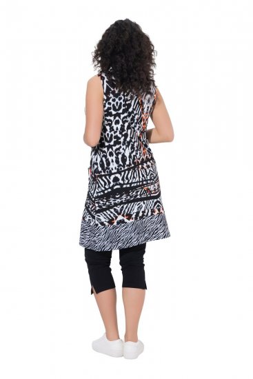 Ulla Popken 850175 Taskutega varrukateta jersey-kleit Must - Suvekleidid - Naiste suvekleidid suurtes suurustes