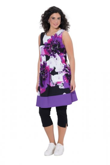 Ulla Popken 850175 Taskutega varrukateta jersey-kleit Lilla - Trikookleidid - 