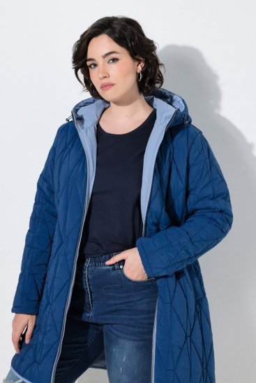 Ulla Popken 850361 Funktsionaalne jope Denimsinine - Joped - Suured naiste jakid