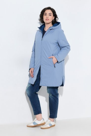 Ulla Popken 850361 Funktsionaalne jope Denimsinine - Joped - Suured naiste jakid