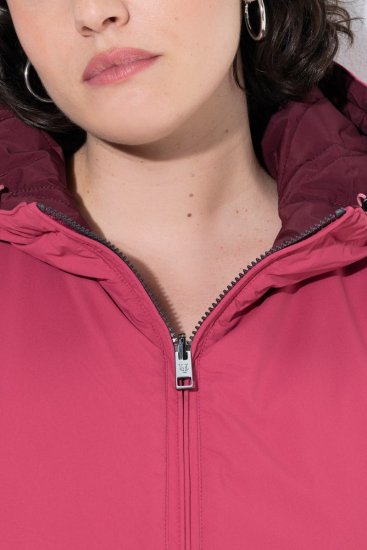 Ulla Popken 850361 Pööratav HYPRAR funktsionaalne jope Heleroosa - Joped - Suured naiste jakid