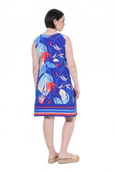 Ulla Popken 850367 Mustriline jersey-kleit Tumesinine - Trikookleidid - 