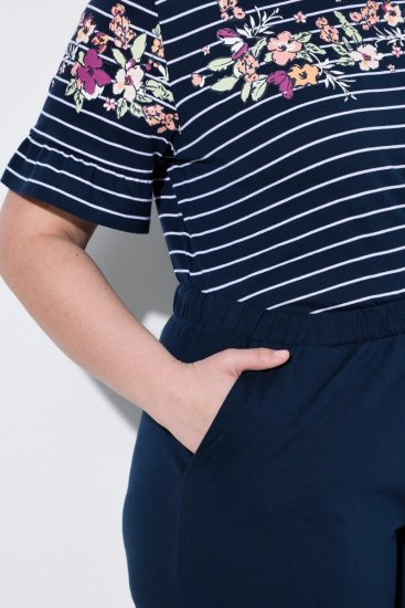 Ulla Popken 850403 Lilleline pidžaama Tumesinine - Pidžaama/Loungewear - 