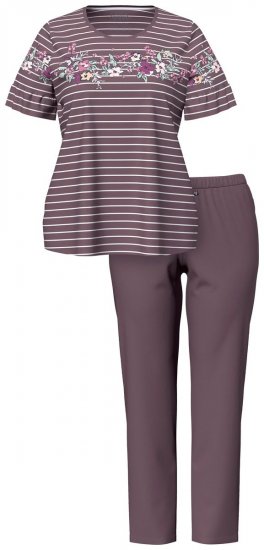 Ulla Popken 850403 Lilleline pidžaama Pruun - Pidžaama/Loungewear - 