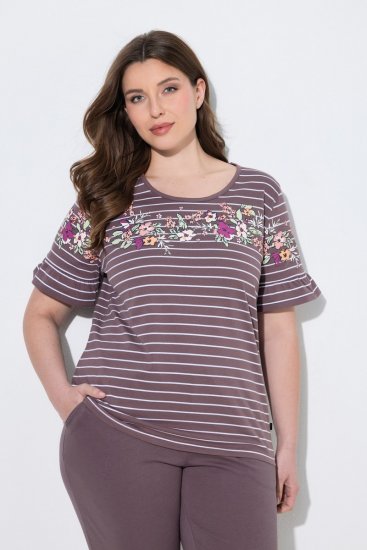 Ulla Popken 850403 Lilleline pidžaama Pruun - Pidžaama/Loungewear - 