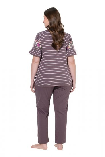 Ulla Popken 850403 Lilleline pidžaama Pruun - Pidžaama/Loungewear - 