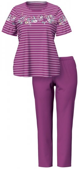 Ulla Popken 850403 Lilleline pidžaama Violetne - Pidžaama/Loungewear - 