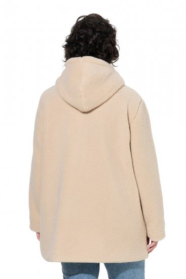 Ulla Popken 850589 Teddyjakk Luuvalge - Joped - Suured naiste jakid