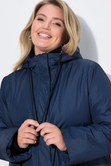 Ulla Popken 850794 Funktsionaalne mantel Tumesinine - Mantlid - Naiste mantlid suurtes suurustes