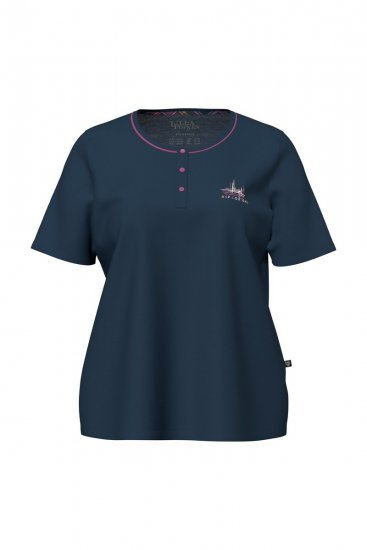 Ulla Popken 850864 Ruuduline 3-osaline pidžaamakomplekt Violetne - Pidžaama/Loungewear - 