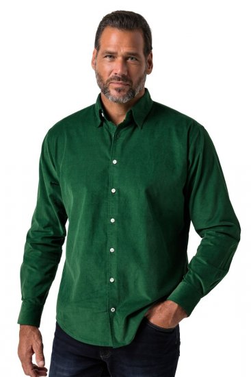 JP1880 850921 Pika varrukaga velvetsärk Metsaroheline TALL - TALL särgid - TALL särgid pikkadele meestele