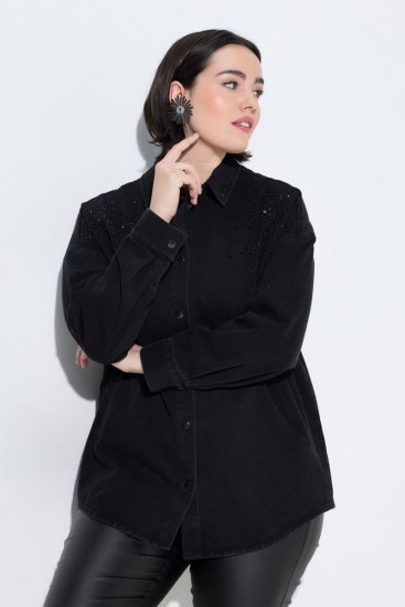 Ulla Popken 851036 Teksatagi Antratsiit - Joped - Suured naiste jakid