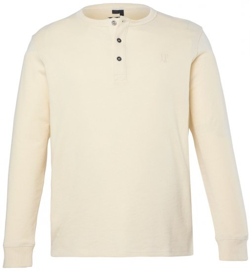 JP1880 851075 Pika varrukaga Henley-särk Liivahall TALL - TALL T-särgid - T-särgid pikkadele meestele