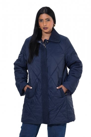 Ulla Popken 851123 Tepitud jope Tumesinine - Joped - Suured naiste jakid