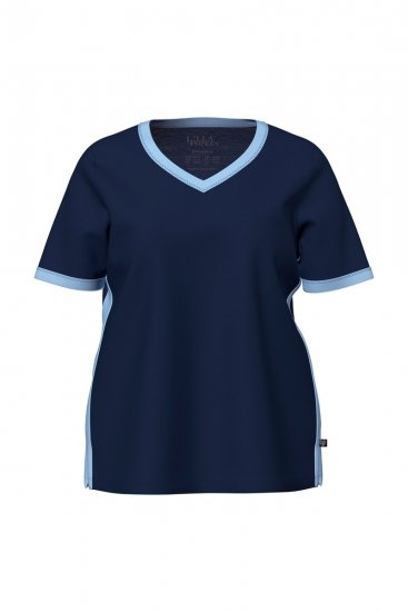 Ulla Popken 851245 Triibuline pidžaama Tumesinine - Pidžaama/Loungewear - 