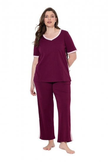 Ulla Popken 851245 Pidžaama Marjapunane - Pidžaama/Loungewear - 