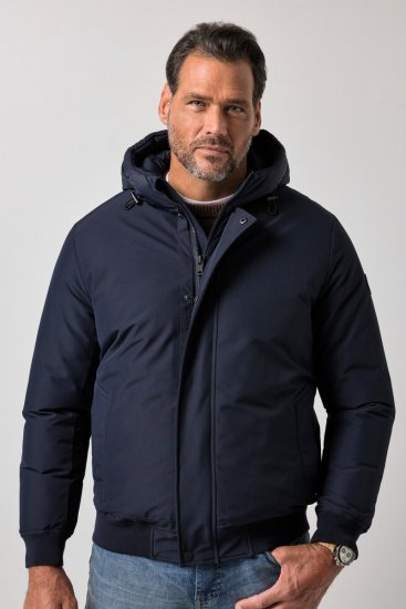 JP1880 851320 Kapuutsi ja sooja voodriga jope Tumesinine - Jakid ja joped - Joped, suured suurused: 2XL – 12XL