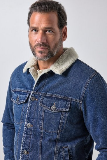 JP1880 851363 Teksatagi teddy-voodriga Denimsinine TALL - TALL jakid ja joped - TALL jakid pikkadele meestele