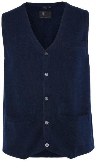 JP1880 851421 V-kaelusega kootud vest Tumesinine - Ülikonnad ja pintsakud - Ülikonnad suured suurused
