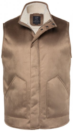 JP1880 851516 Mokavest teddyvoodriga Beež - Jakid ja joped - Joped, suured suurused: 2XL – 12XL