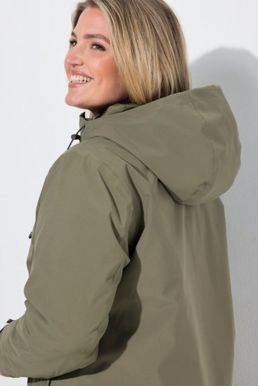 Ulla Popken 851560 Funktsionaalne jope Oliivroheline - Joped - Suured naiste jakid