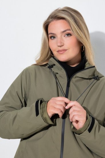 Ulla Popken 851560 Funktsionaalne jope Oliivroheline - Joped - Suured naiste jakid