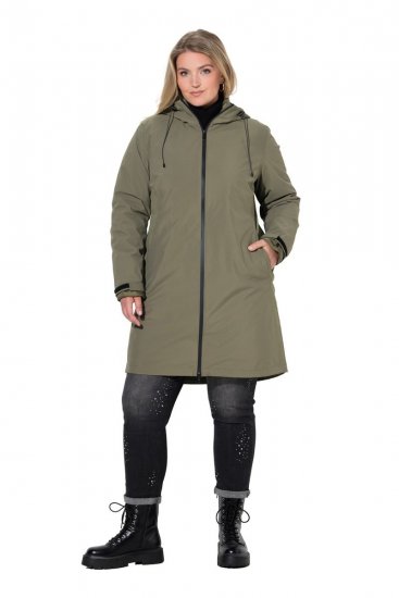 Ulla Popken 851560 Funktsionaalne jope Oliivroheline - Joped - Suured naiste jakid