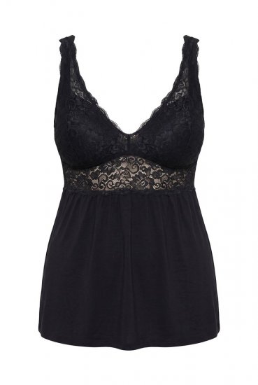 Ulla Popken 851693 Pidžaama Must - Pidžaama/Loungewear - 