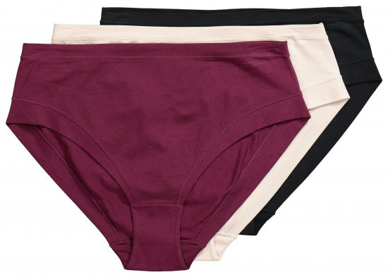 Ulla Popken 851739 Aluspüksid 3 tk Must - Aluspüksid - 