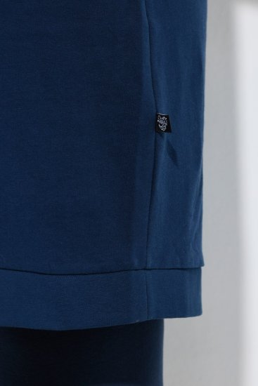 Ulla Popken 851749 Kapuutsiga ruuduline kodukleit Tumesinine - Pidžaama/Loungewear - 