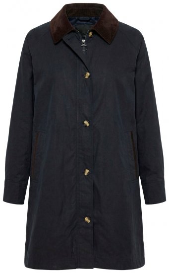 Ulla Popken 851765 Velvetmantel Tumesinine - Mantlid - Naiste mantlid suurtes suurustes