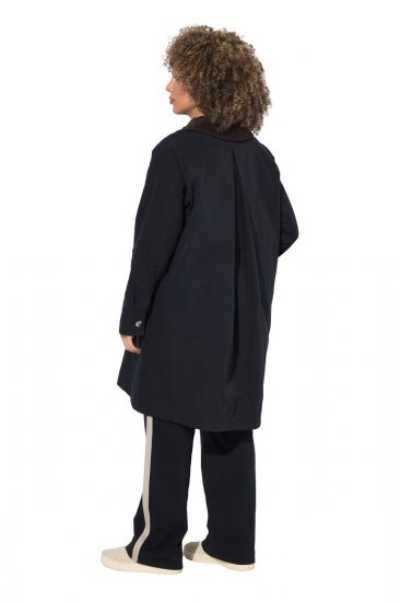 Ulla Popken 851765 Velvetmantel Tumesinine - Mantlid - Naiste mantlid suurtes suurustes