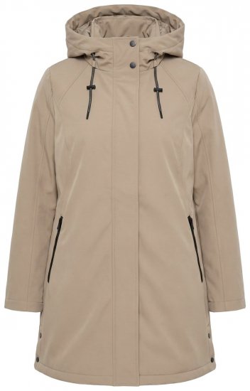 Ulla Popken 851789 Funktsionaalne mantel Pruun - Mantlid - Naiste mantlid suurtes suurustes