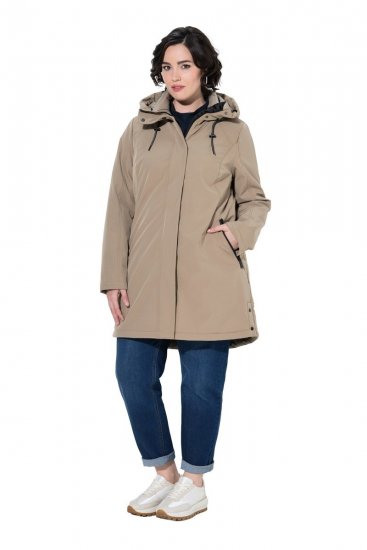 Ulla Popken 851789 Funktsionaalne mantel Pruun - Mantlid - Naiste mantlid suurtes suurustes