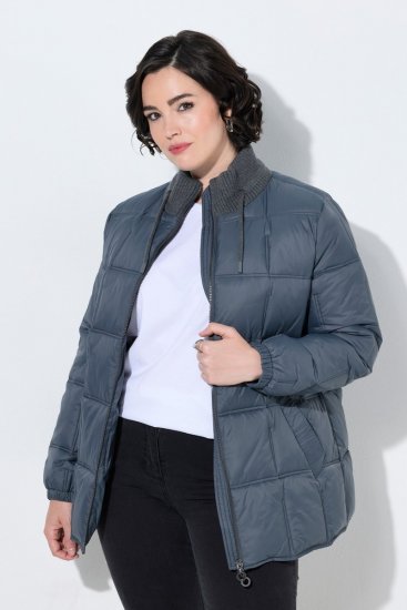 Ulla Popken 851791 Tepitud jope Tumesinine - Joped - Suured naiste jakid