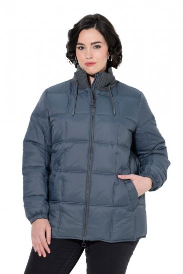 Ulla Popken 851791 Tepitud jope Tumesinine - Joped - Suured naiste jakid