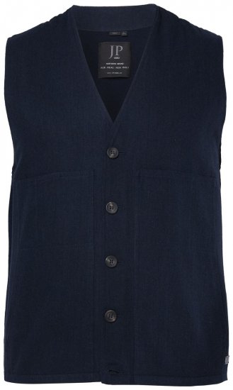 JP1880 851800 Kalasabamustriga tweed-vest Tumesinine - Ülikonnad ja pintsakud - Ülikonnad suured suurused