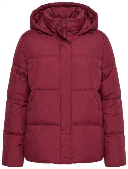 Ulla Popken 851832 Tepitud jope Punane - Joped - Suured naiste jakid