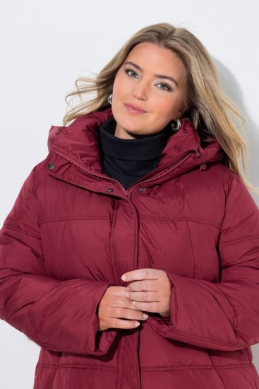 Ulla Popken 851832 Tepitud jope Punane - Joped - Suured naiste jakid