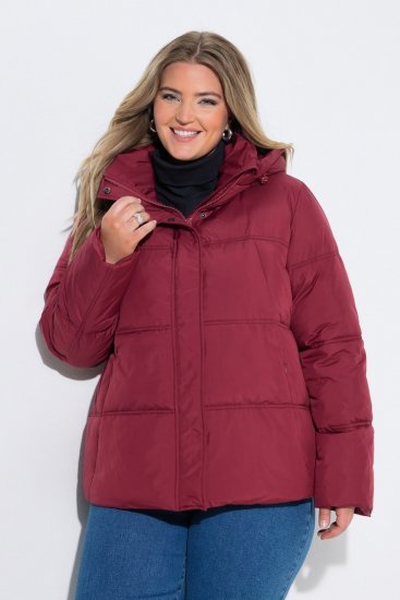 Ulla Popken 851832 Tepitud jope Punane - Joped - Suured naiste jakid